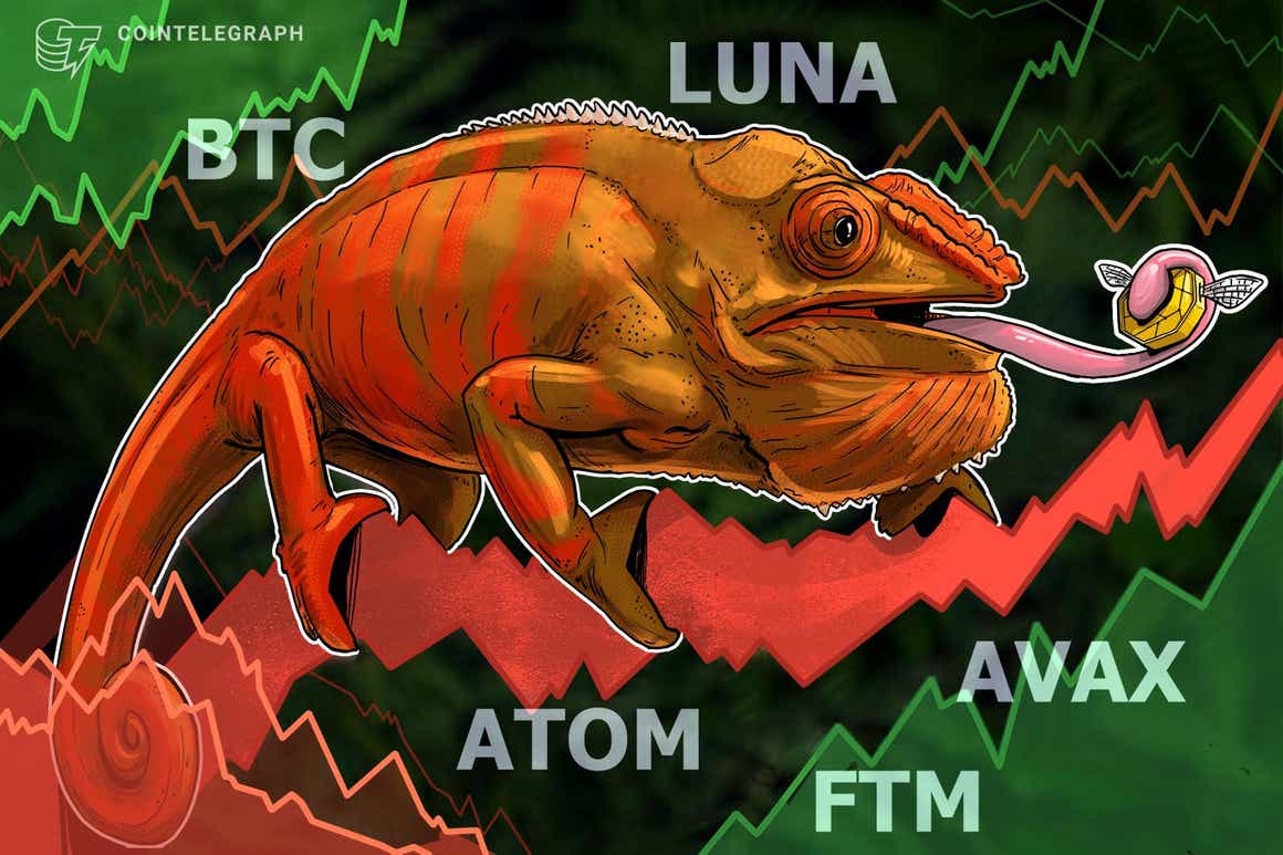 Top 5 cryptocurrencies to watch this week: BTC, LUNA, AVAX, ATOM, FTM